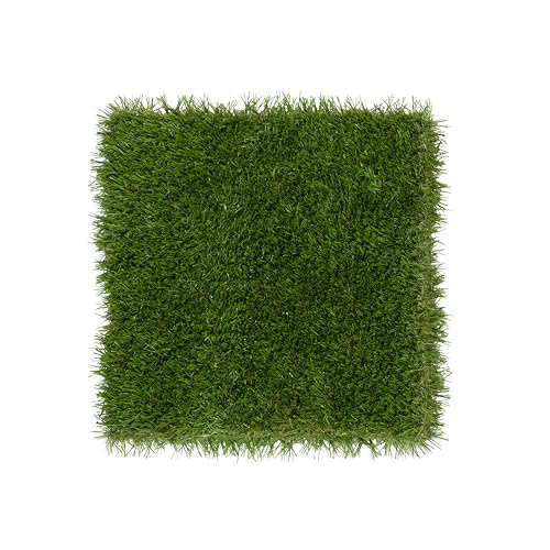 BRINDEK Césped Artificial 40 mm en Rollo 2 m de Ancho | Corte a Medida 2x1 a 2x25 m | Aspecto Natural Alta Densidad | Drenaje eficiente | Uso Exterior terrazas, Jardines y Balcones (2x4 Metros)