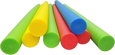 TECHTONGDA Pool Noodle, 59 Inch Foam Pool Swim Noodles 8pcs Swim Aid Tool for Swimming, Floating and Craft Projects