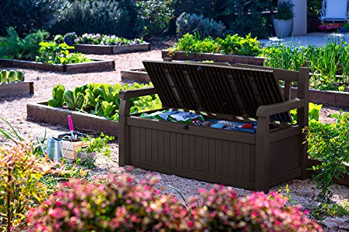 Keter 250294 Solana 70 Gallon Storage Bench Deck Box thumb #8