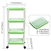 4 Layers Sprout Trays with Extra Strength Plastic Shelf Soil-Free Healthy Wheatgrass Seeds Grower & Storage Trays for Garden Home Office #3