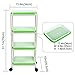 4 Layers Sprout Trays with Extra Strength Plastic Shelf Soil-Free Healthy Wheatgrass Seeds Grower & Storage Trays for Garden Home Office