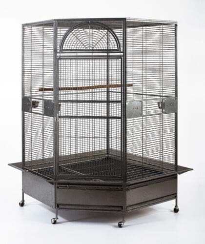 - Seny Parrot Escape Jumbo Corner Bird Cage Aviary (X-Large)