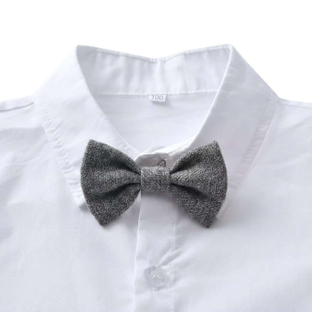 Elegante Jungen Set mit Hemd, Weste und Fliege - Ideal für besondere Anlässe