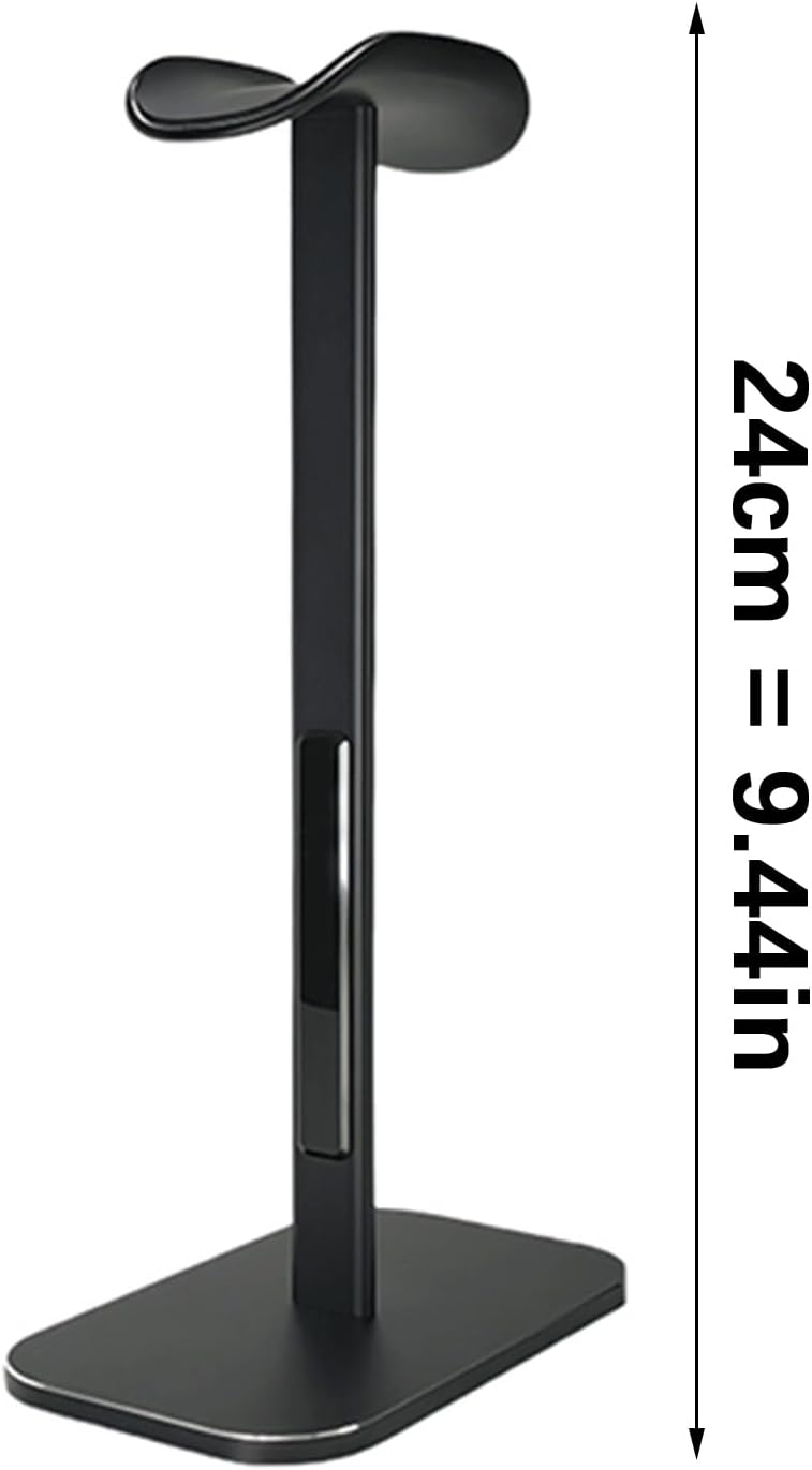 ヘッドセットハンガーヘッドフォンスタンドアルミニウムゲーミングハンドルホルダーブラケットディスプレイ棚シリコンパッドヘッドフォンアル