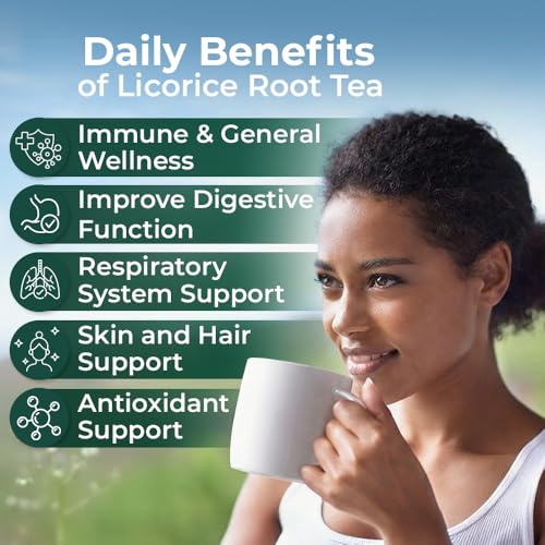 Image of 4 oz. Licorice Root Tea Liqorish Root Tea Herb (Glycyrrhiza Glabra) - 113g Bags Licorice Roots Raiz De Regaliz