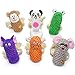 AIMETING Dog Squeak Toys, No Stuffing Dog Plush Toys, Durable Cotton Rope Dog Chew Toys for Puppy and Small, Medium Dogs, 6 Pack of Cute Animal Squeak Dog Toys