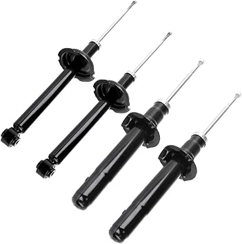 Front and Rear Shock Absorbers Compatible 2001-2003 for Acura CL 1999-2003 for Acura TL 1998-2002 for Honda Accord Replacement 341257
