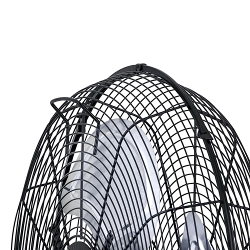 Newair NIF18CBK00 18 Inch High Velocity Outdoor Fan, Heavy Duty Waterproof 2-In-1 Floor Stand Or Wall Mount Fan, Adjustable Tilt And 3 Speeds Up To 4012 Cfm | Wall Fan Or Garage Fan For Indoor, Patio thumb #9