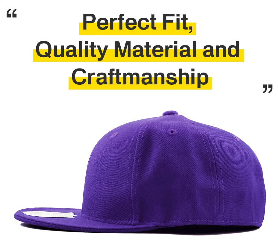 Image of KBETHOS Original 6 Panel Flat Brim True-Fit Fitted Cap
