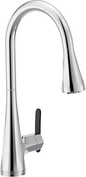 Moen Sinema Chrome 3-in-1 Water Filtration One-Handle Pulldown Kitchen Faucet, Water Filter for Sink Faucet Sold Separately, FS7235