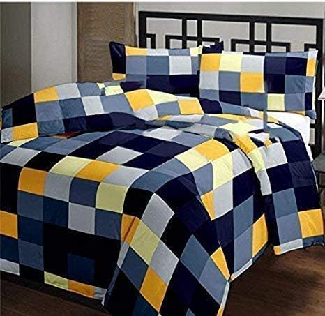 Microfiber Multi Star Print Single Bed Reversible AC Blanket | Dohar | Quilt | Comforter | Duvet (design-13)