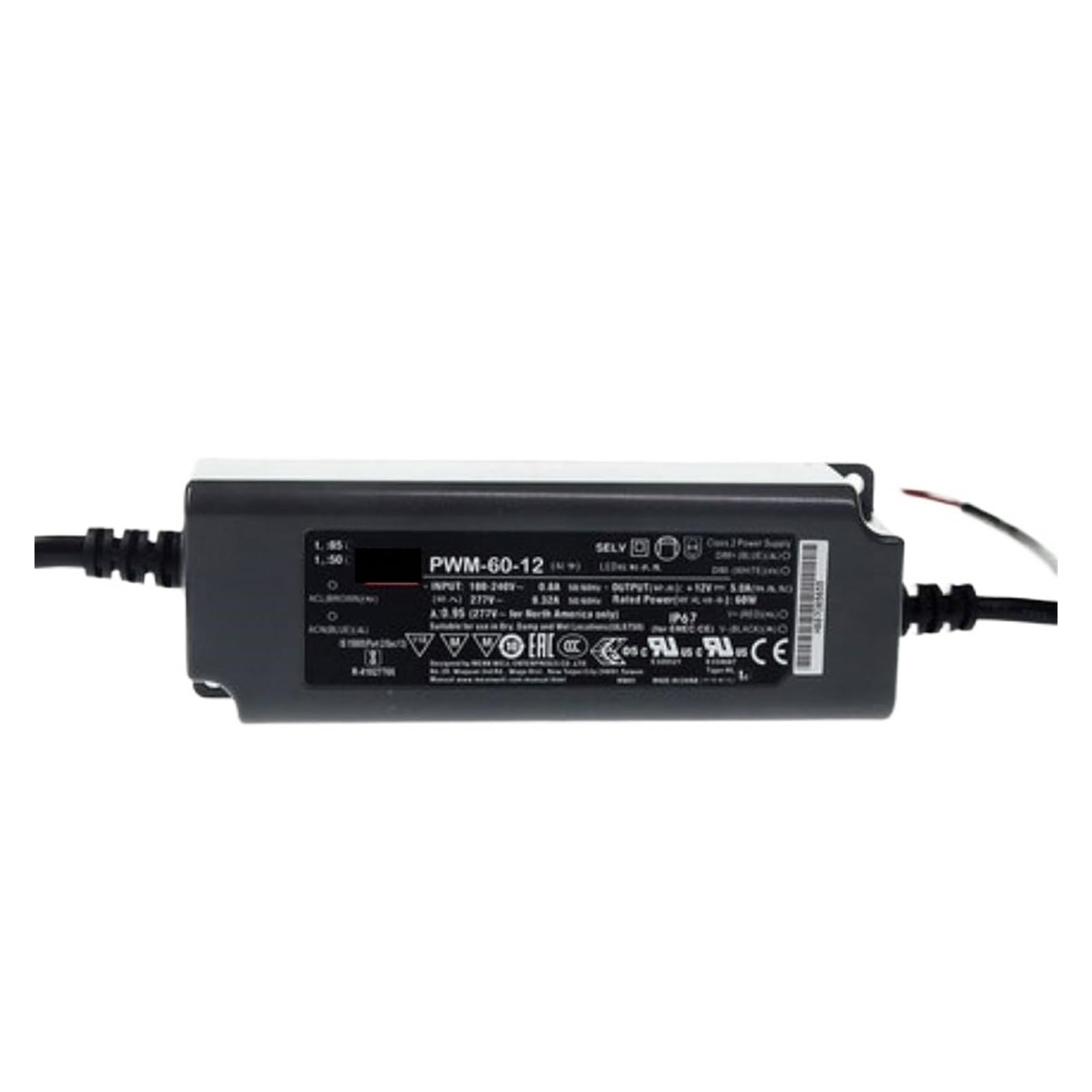 Alimentation PWM-60-48 anti-scintillement pour ruban LED étanche