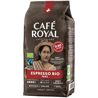 Caf  Royal Organic Espresso Peru - 500 g Beans