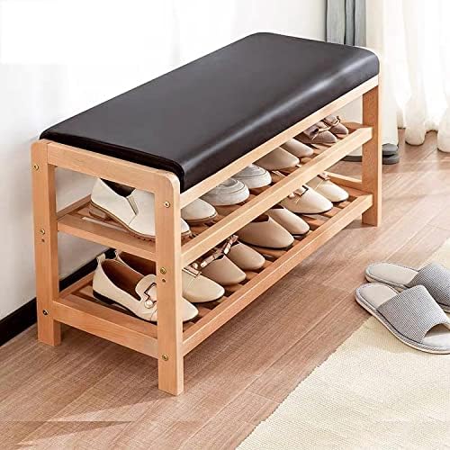 stool with shoe rack
