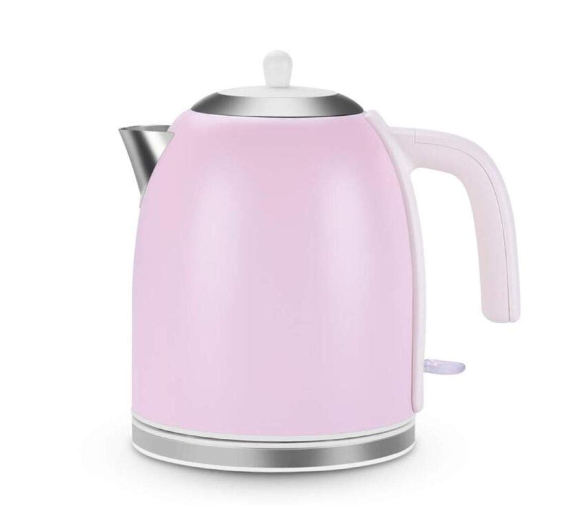Bouilloire portable mini de 1L rose idéale pour le bureau et les voyages