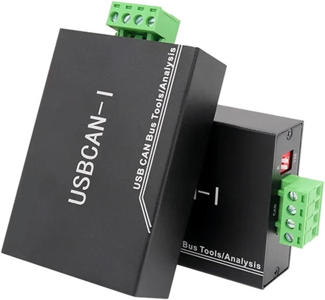 Can Bus Adapter Bus Analysis 5K~1Mbps Aluminum Alloy Can Bus Data Logger USB to Can Usbcan Assist in Project Communication