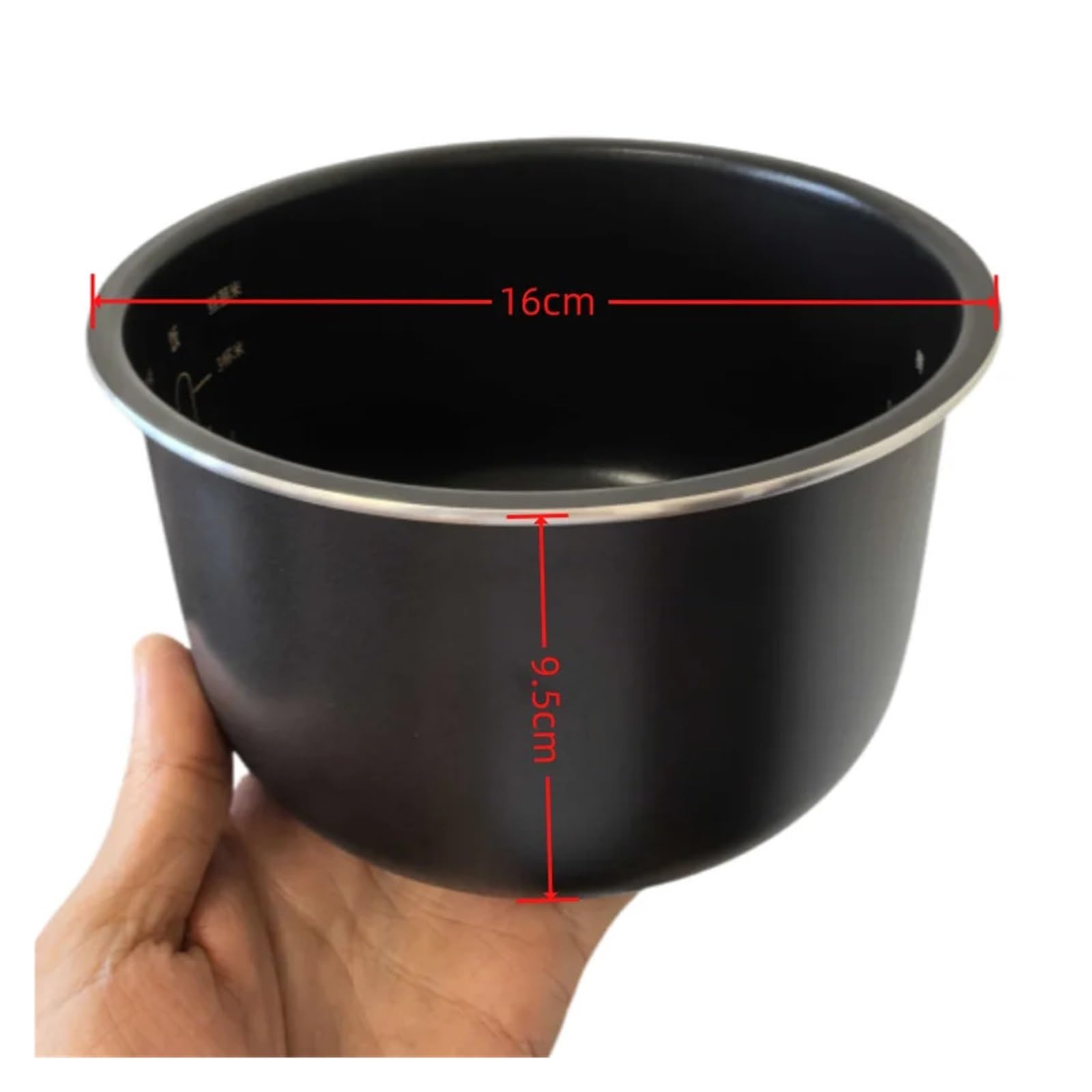 SQJZWOD 1.5L Rice Cooker Inner Bowl .Compatible with Xiaomi Smart Rice Cooker 2 MFB05M. Replacement Inner Bowl