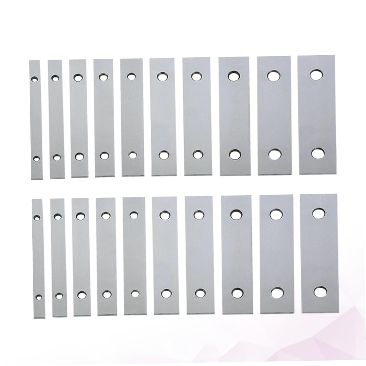 Homoyoyo 10pairs Thin Parallel Bars Set for Machinists Parallel Bar Flat Vise Horn