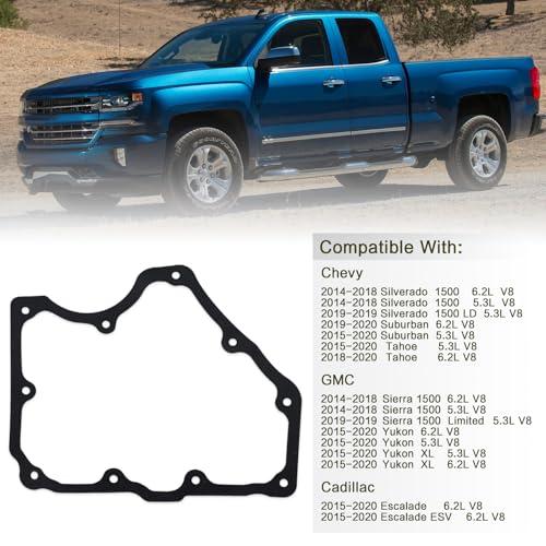 Lqito Engine Oil Pan Gasket Set Compatible with Chevy/GMC/Cadillac 5.3 6.2 V8 2014-2018 Silverado Sierra 1500 2015-2020 Yokon Suburban Yokon XL Tahoe 2015-2020 Escalade Escalade ESV Replace#OS 30893 by Lqito - Image 4