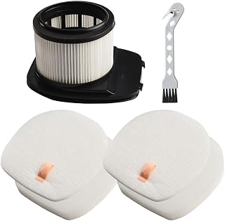 616FJ140 / 617FJ140 Filter For Shark Models IX141, IX140, IZ140, IX142, IZ140C, IZ141C, IZ142, UZ145, IX141H, WZ140, WZ240 Cordless Vacuum Accessories, Washable Reusable HEPA Foam Felt Set(1+2)