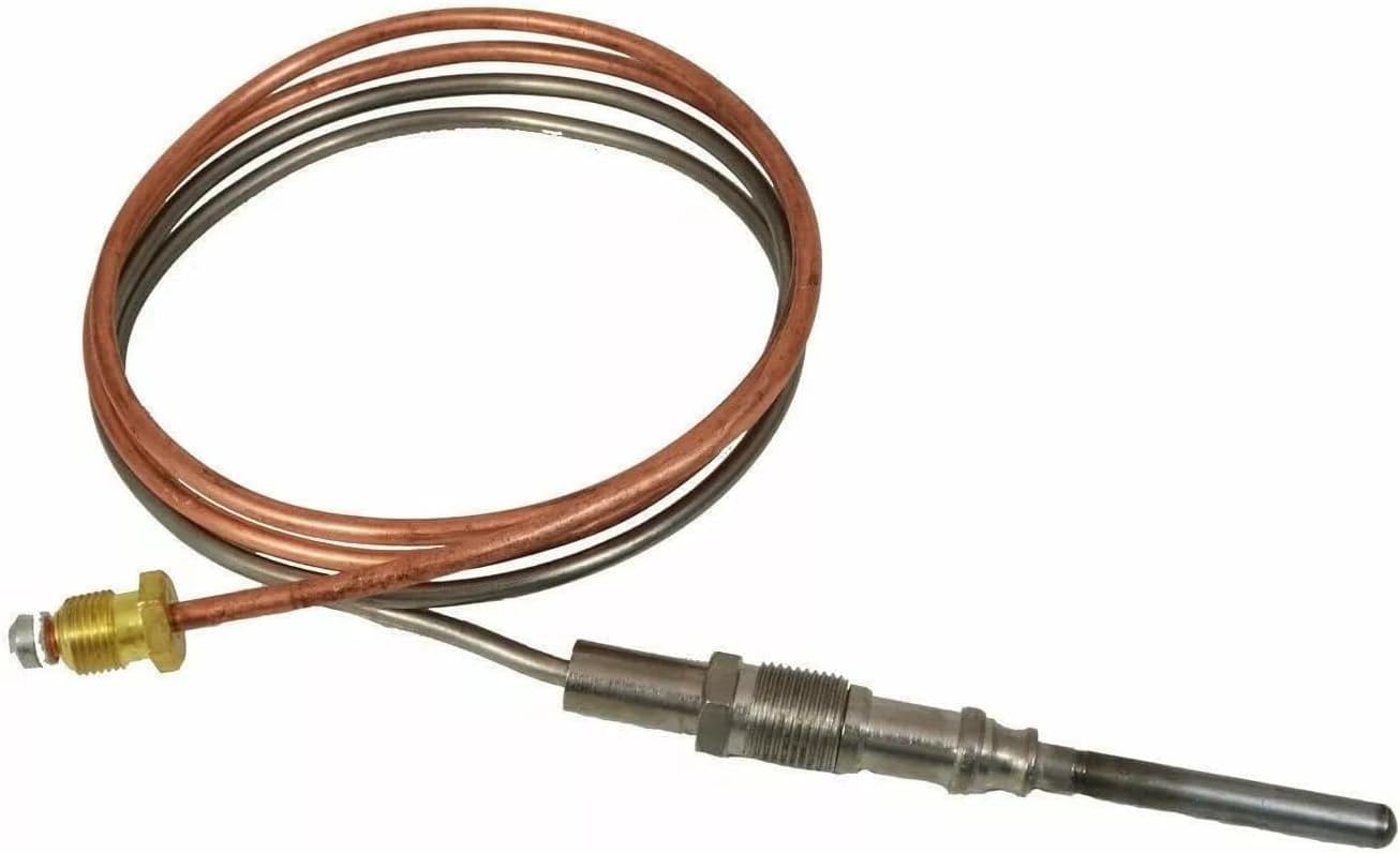 3835 60" Nickel-Plated Thermocouple - Heavy Duty 20-30 MV Fits for Pizza Blodgett Ovens