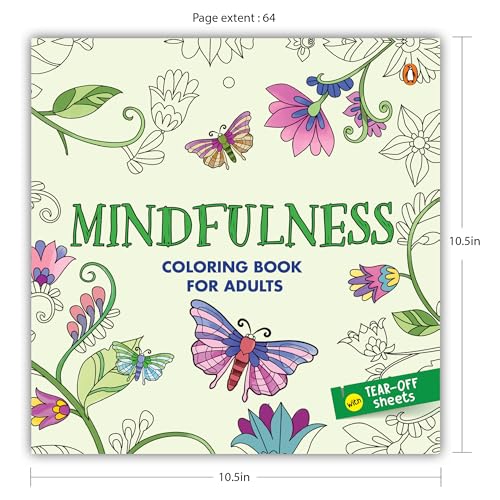 Image of Mindfulness: Coloring Book for Adults with Tear out Sheets I Coloring for Anxiety Relief and Mind Relaxing I Unwind and Relax| [Select Learning]