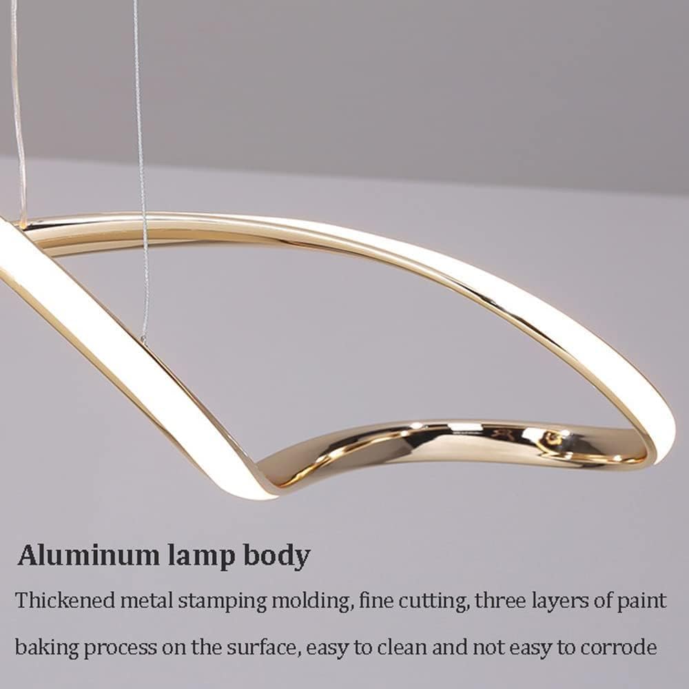 Chandeliers Small Ceiling Light Dimmable Modern 36”LED Linear Pendant Light Adjustable Height Light Fixture for Kitchen Island Dinning Room Living Room Office Restaurant Black