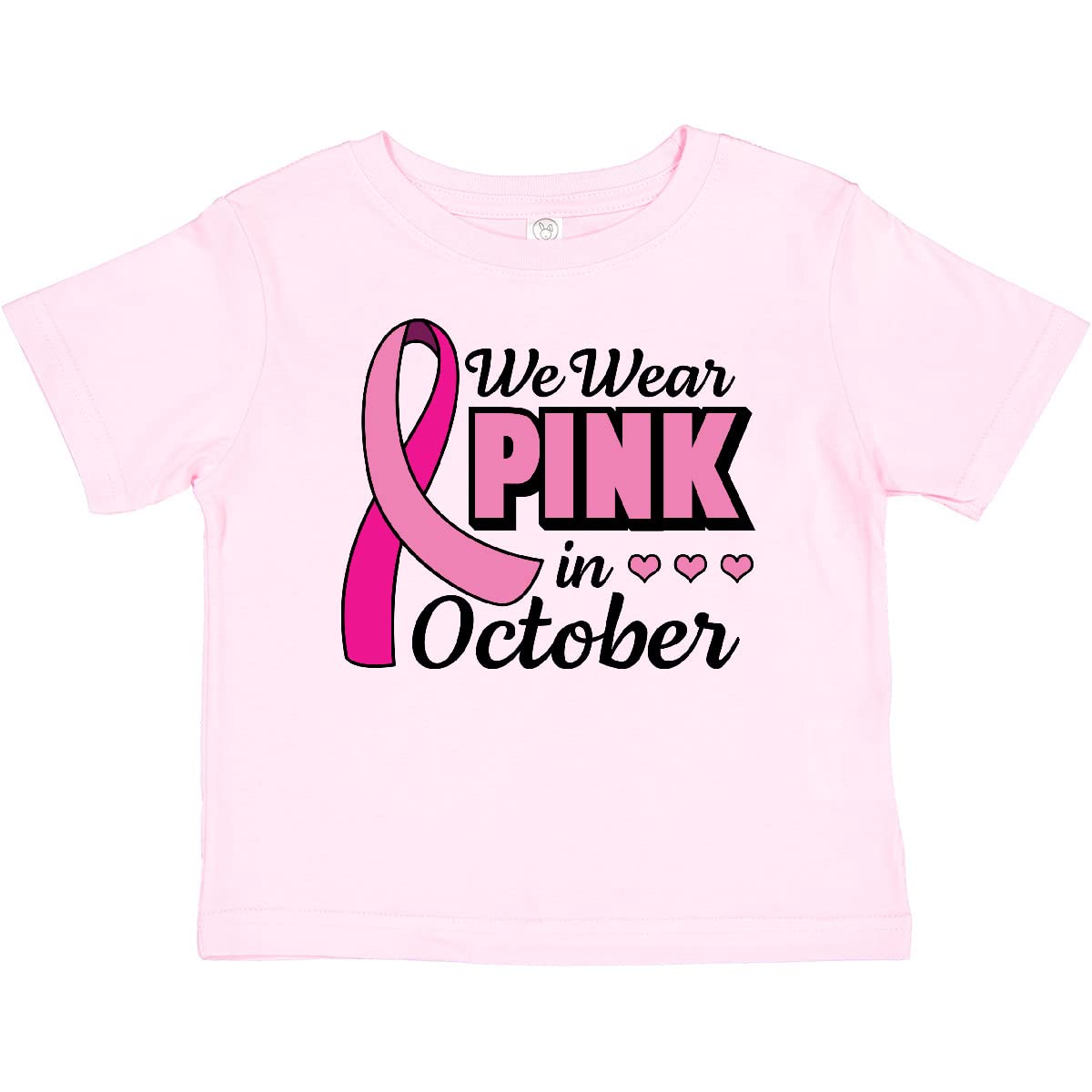 inktastic Breast Cancer Awareness We Wear Pink in October Baby T-Shirt
