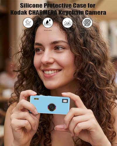 Funda de silicona para cámara Charmera con protector de pantalla miniatura 2