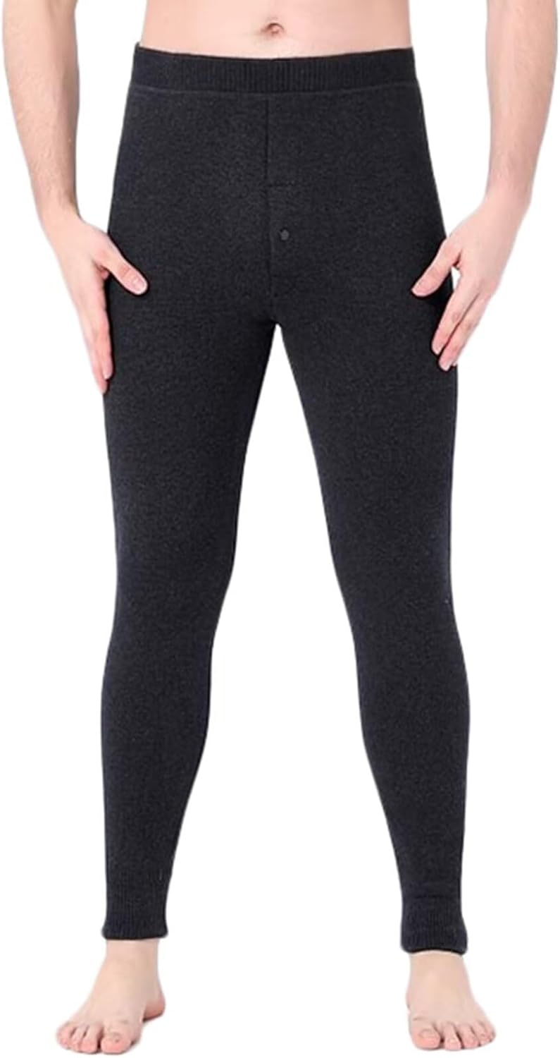 100% Cashmere Thermal Underwear Bottoms for Men Women Long Johns Thermal Leggings Base Layer Trousers Thermal Pants Warm Soft