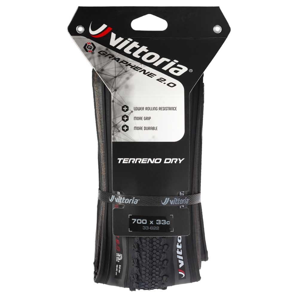 Vittoria Terreno Dry Pneu Gravel 700x38c – Pneu Vélo Tout Chemin Rapide Et Polyvalent