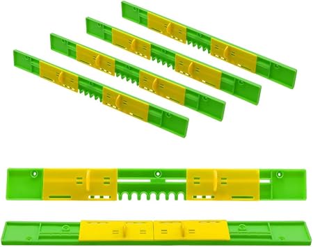 6 Pack Beehive Entrance Reducer Bee Hive Mouse Guard 8 Frame 12.5Inch Plastic Beehive Sliding Mouse Guards