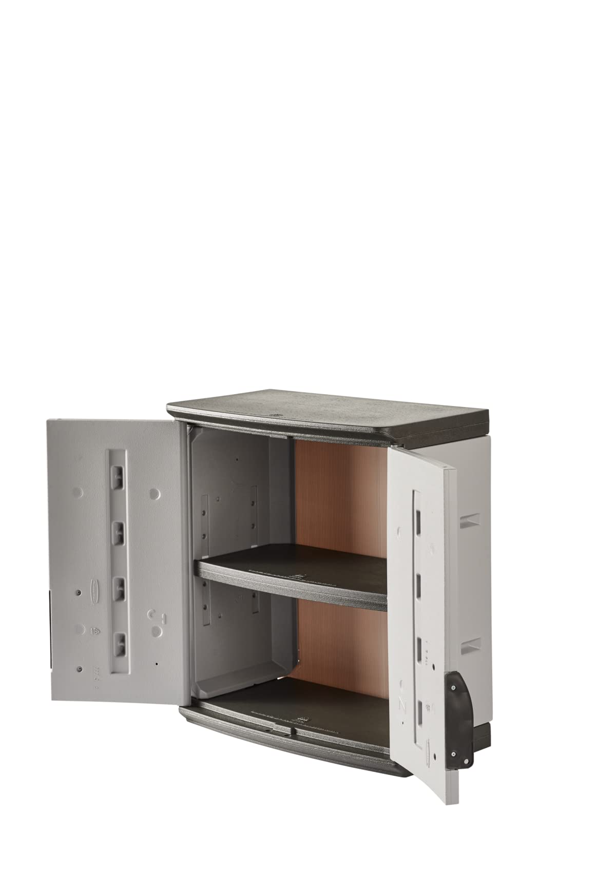 Rubbermaid Lockable, ThreeShelf Wall Mounted Storage with