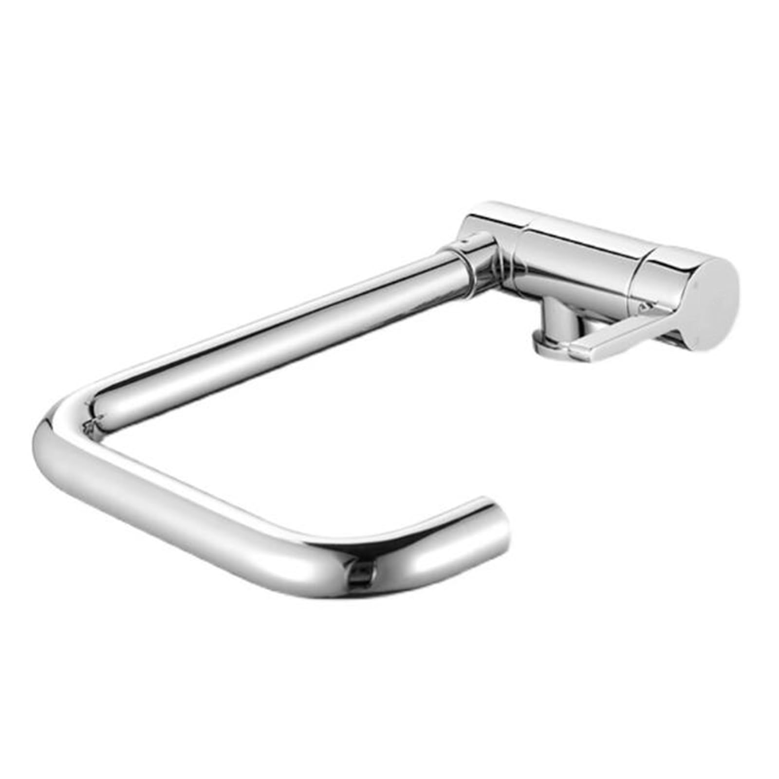 Robinet de cuisine pliable pour fenêtre évier en laiton chromé