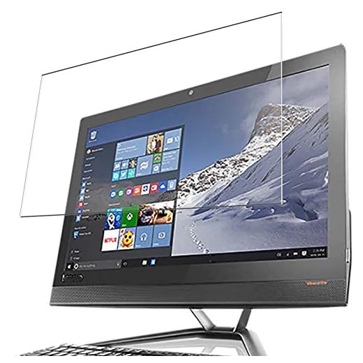 Vaxson 3-pack skärmskydd, kompatibel med Lenovo ideacentre AIO 300 23 tum ALL IN ONE, TPU Guard filmskydd klistermärke [INTE härdat glasfodral]