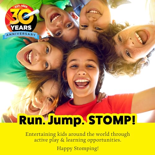 image for Stomp Rocket Jr Rocket Refills, 8 Multi-Color Rockets - Replacement Ro