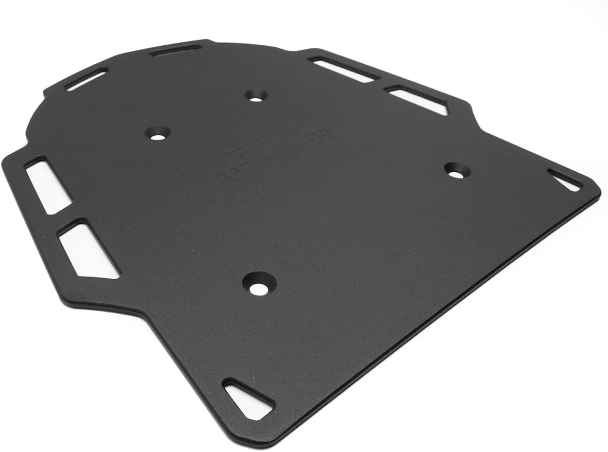 AltRider Motorcycle Pillion Rack Compatible with Honda CRF1100L Africa Twin/ADV Sports - Thick Aluminum Plates with Zero Snag Design - Replaces Rear Seat for Expanded Cargo Capacity - Black