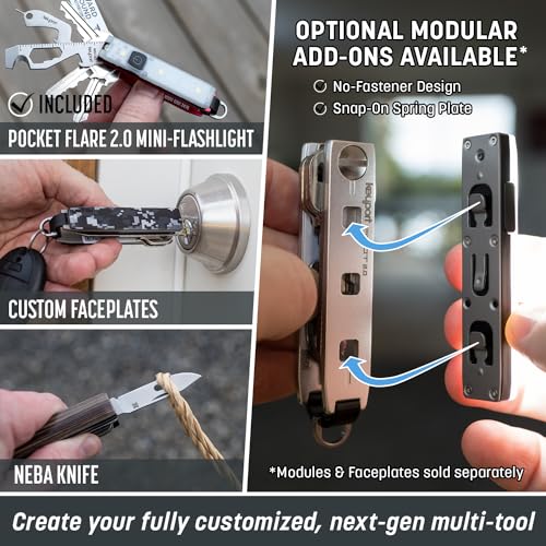 Keyport Essential Plus Kit: Pivot 2.0 Modular Key Organizer with Flashlight by Keyport - Used condition - Image 7
