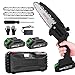 Mini Motosega a Batteria Motosega Elettrica Da 6 Pollici 24v Seghe Potatrici Elettrosega A Batteria Con Caricatore E 2 Batterie Per Potatura Di Alberi E Giardino,black