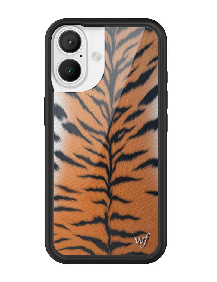 Image of Wildflower Cases - Compatible with iPhone 16 | Protective Black Bumper, 6.5ft Drop Test Certified, Women Owned Small Business | Rawr