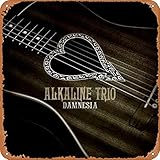 Alkaline Trio Damnesia Album Series - Tin Signs Metal 12x12 Inch Decoration Wall