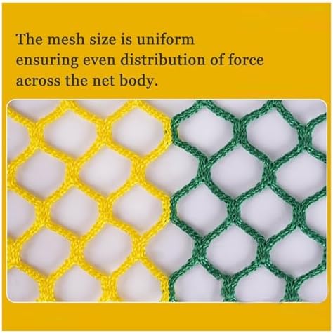 Stair Protection Net - Durable Impact-Resistant Bunk Bed Guard Rails, Safety Netting for Top Bunk & Playgrounds (1x2m / 3.3x6.6ft)