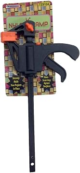 4 (10.2 cm) Adjustable Plastic Clamp | 100mm Jaw Capacity | Quick-Release & Damage Protection | For Large Projects