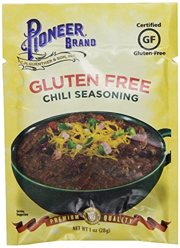 Pioneer Brand Gluten Free Premium Chili Seasoing Mix (Pack of 3) 1 oz Packets