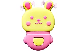 Caromolly Vibrating Teether Toy: Electric Soothing Teether for Baby Teething Relief