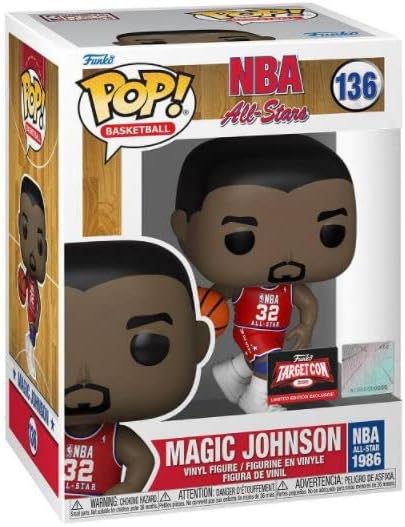 Funko Pop! Basketball Legends - Magic Johnson All Star 1986 Exclusive Vinyl Figure