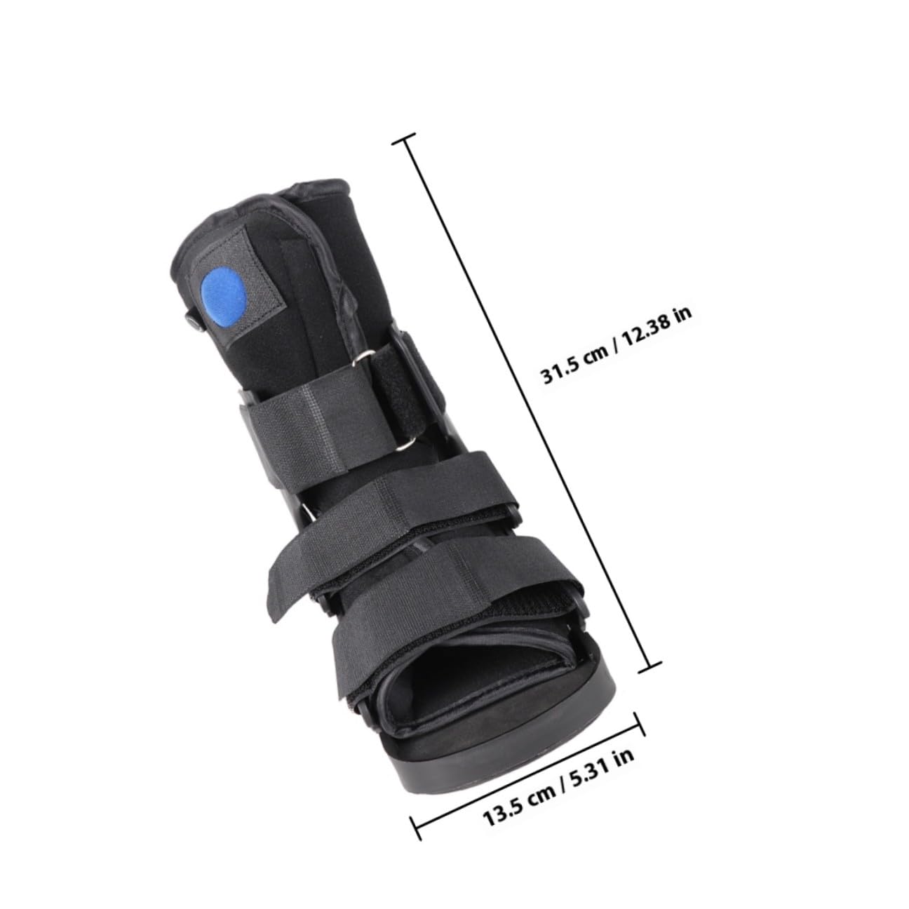SOLUSTRE Foot Stabilizer Boot, Ankle Brace Support Shoe for Broken Foot and Sprained Ankle, Low-cut Medical Walking Boot for Post-surgery Adults