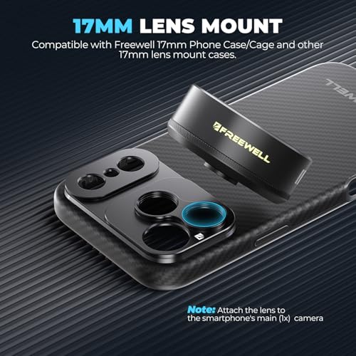 Image of Freewell Neutral Streak 1.33x Anamorphic Lens with 17mm Mount- Cinematic Wide-Screen Lens with Natural Light Streak Effect, Perfect for Night Cityscapes, Filmmaking, and Creative Video Production