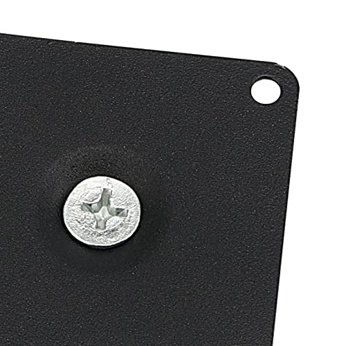 MUKCHAP 8 PCS 50mm Black Adjustable Furniture Legs, 2 Inch Adjustable Metal Cabinet Feet with Screws for Nightstand - Image 4