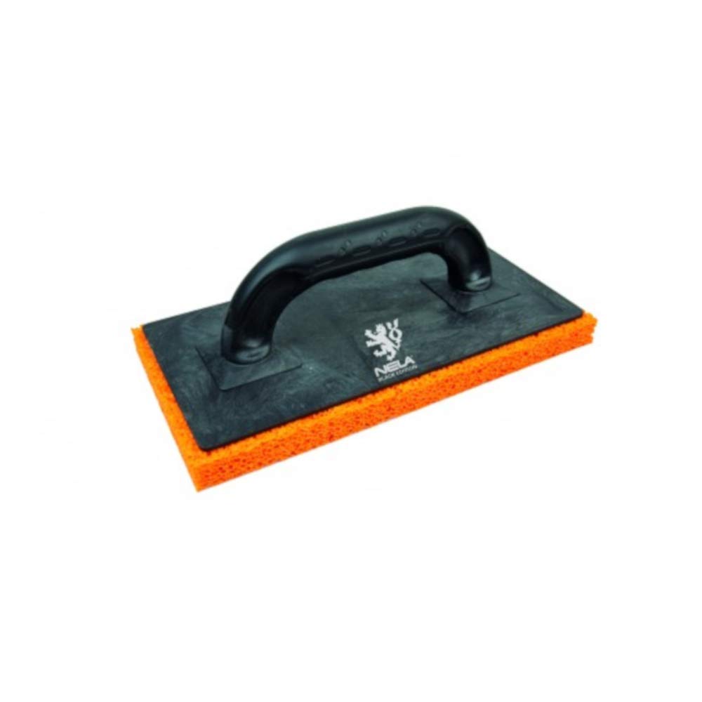 NELA Black Edition Sponge Float with Orange Rubber Rough